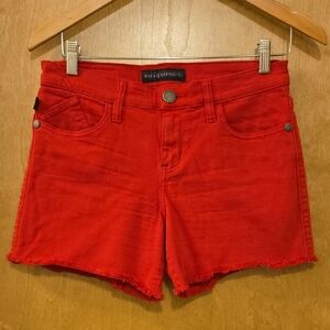 Rock & Republic Red Jean Shorts